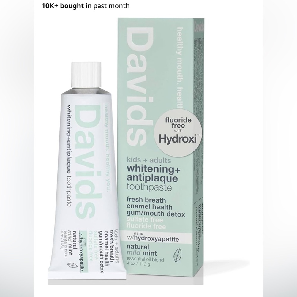 Davids Whitening Toothpaste NIB